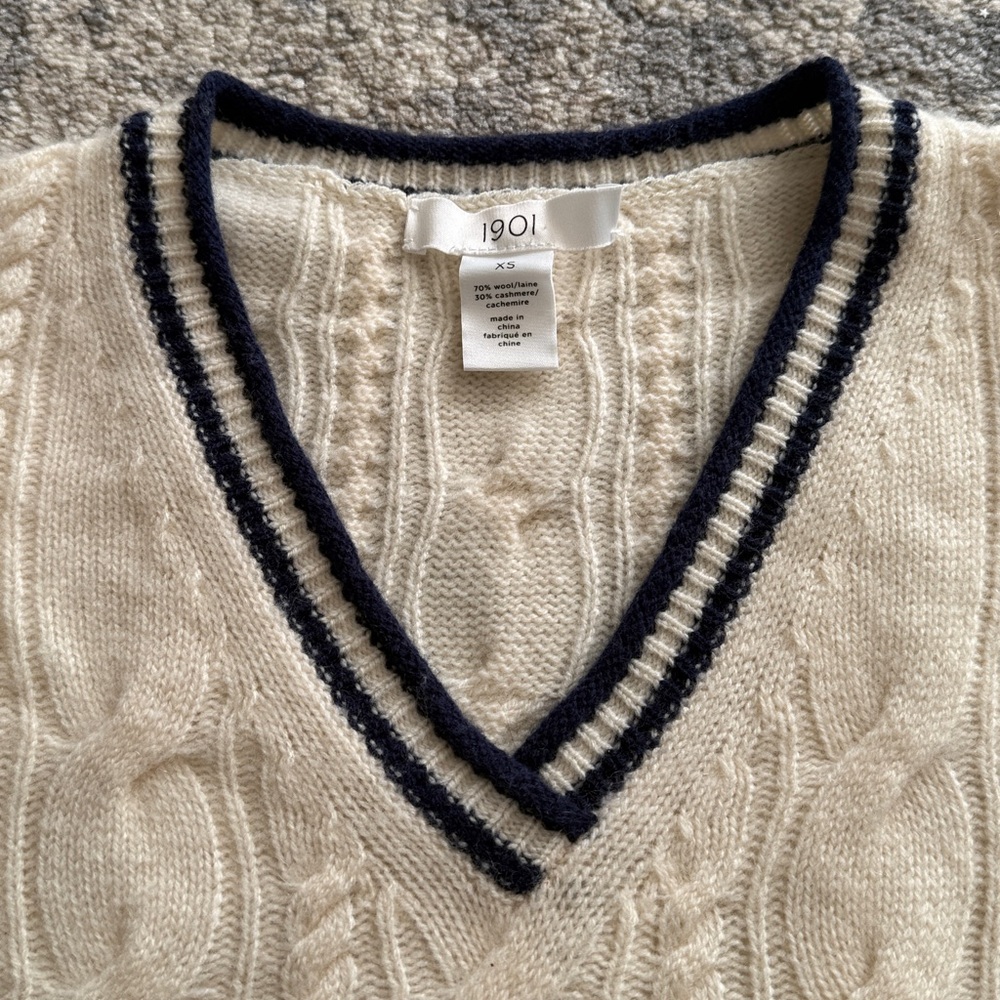 1901 Wool and Cashmere Sweater - Picture 3 of 4